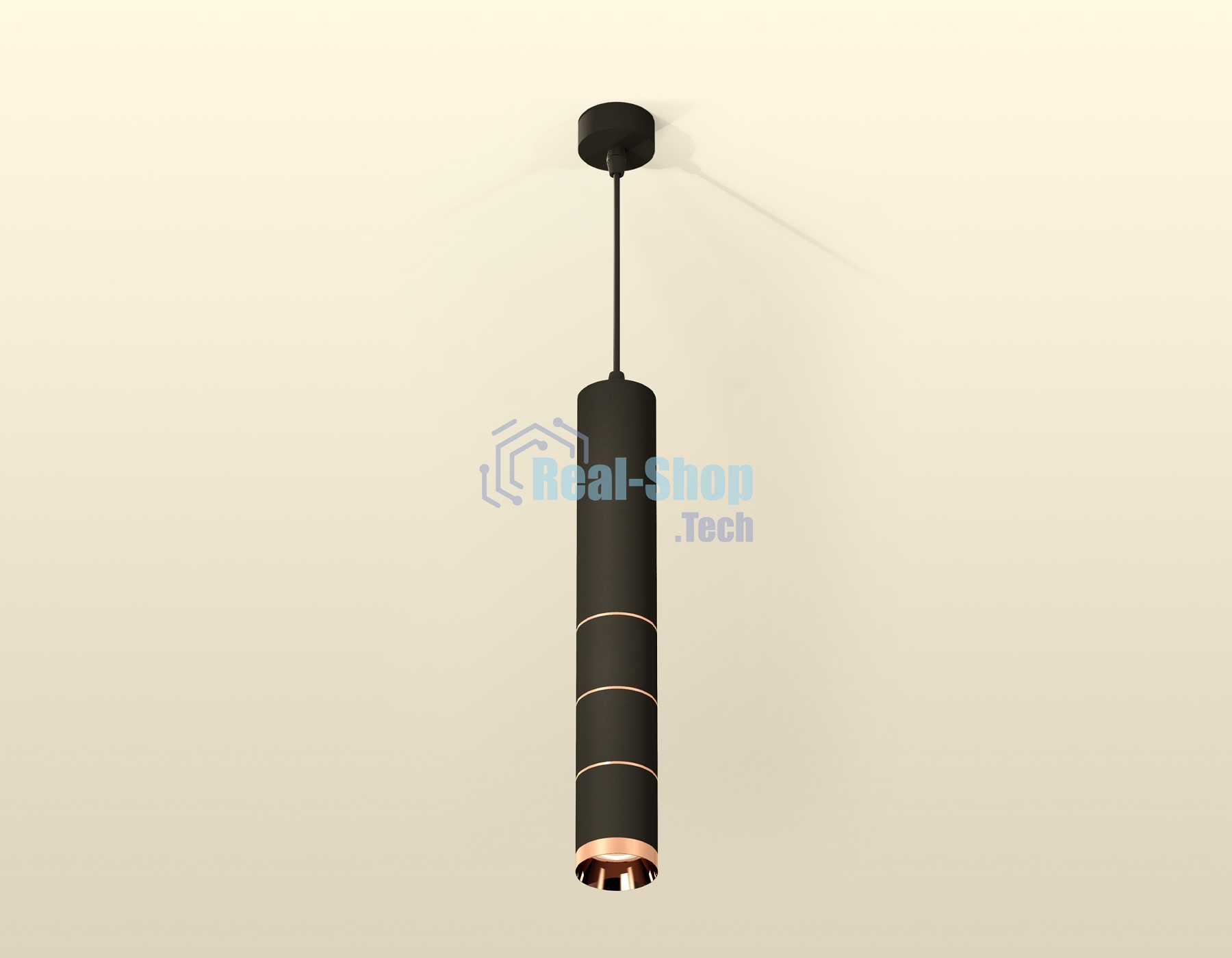 Светильник Ambrella Light XP6302060 SBK/PPG черный песок/золото розовое полированное MR16 GU5.3
