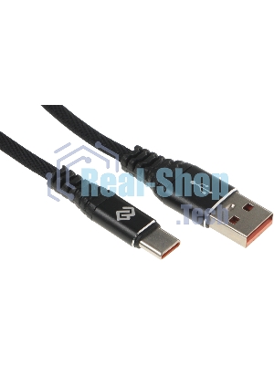 Кабель Digma DG-USBA-С-2M-27W USB (m)-USB Type-C (m) 2м черный