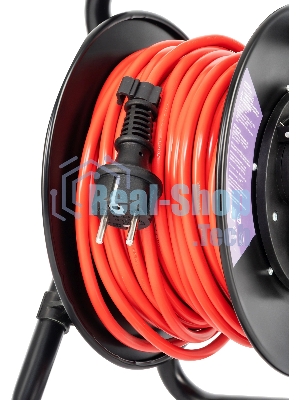 Сетевой удлинитель Buro BU-PSR4.50/G-16 50м (4 розетки) оранжевый (коробка)