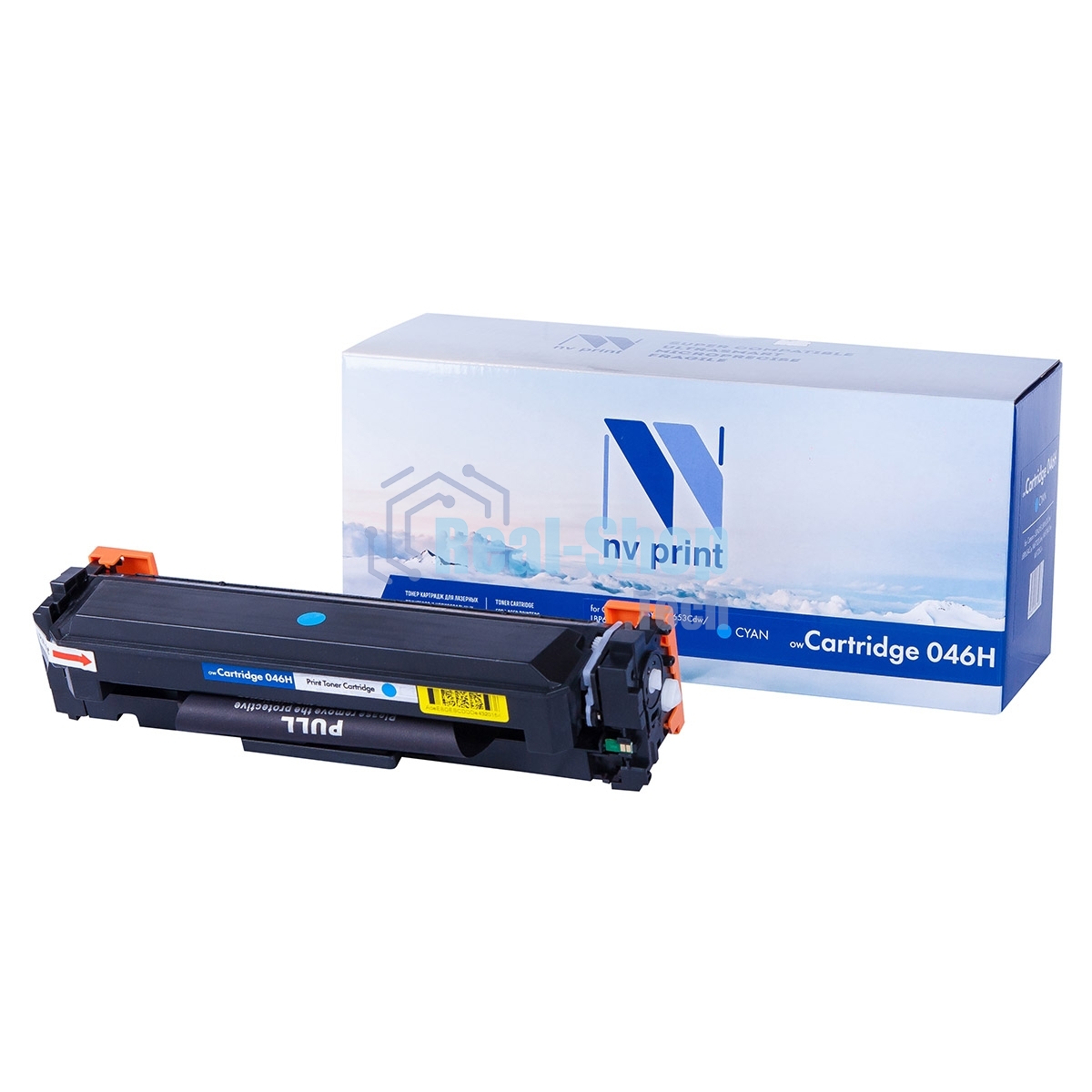 Картридж лазерный NVPrint совместимый NV-046H Cyan для Canon i-SENSYS LBP653Cdw/LBP654Cx/MF732Cdw/MF734Cdw/MF735Cx (5000k)