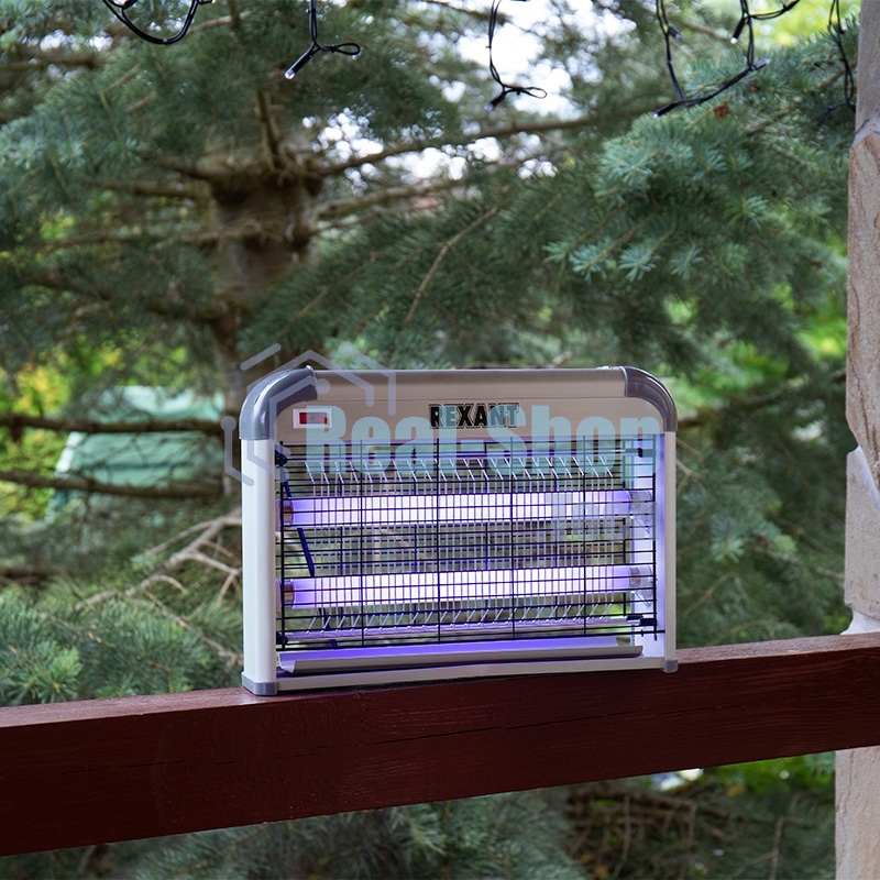 Антимоскитная лампа Rexant 2 х 10 Вт, 220 В (R80)