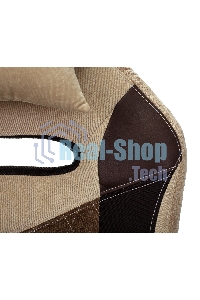 Кресло игровое Бюрократ VIKING 6 KNIGHT BR FABRIC коричневый, крестовина металл/пластик