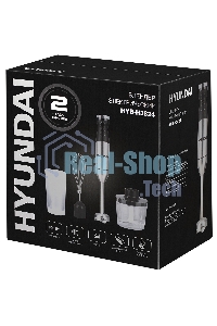 Блендер погружной Hyundai HYB-H3824 800Вт серебристый/черный