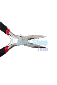 Тонкогубцы Rexant мини 120 мм никелированные, авторазжим, обливные рукоятки