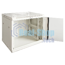 Шкаф настенный серии Pro, 6U 600x600, стеклянная дверь