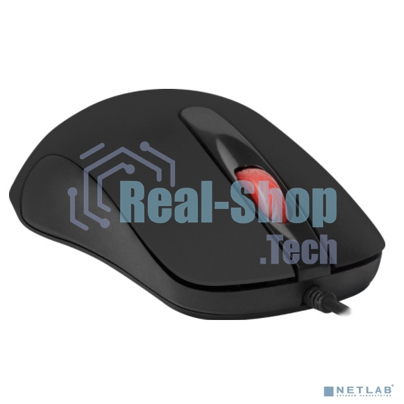 Мышь проводная Defender Ultra Classic MB-280 черный, 1200 dpi, USB, кнопки - 4