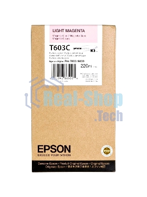 Картридж струйный Epson C13T603C00 светло-пурпурный (220 мл) для Epson St Pro 7800/9800