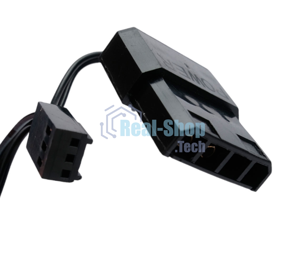 Вентилятор для корпуса Gembird D12025S12L-R черный, 120 мм, 1200 об/мин, 20.5 дБ, 3 pin