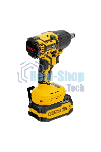 Гайковерт ударный аккумуляторный бесщет. Denzel CIWH-BL-20-500, Li-Ion, 20 В