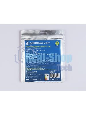 Светодиодная лента Ambrella light GS4613 COB 400Led/10W m/ 24V IP20 6500K/ 5m*5mm*2.1mm (2 конт.)