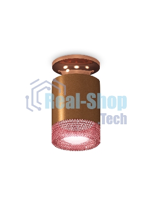 Светильник Ambrella Light XS6304151 SCF/PPG/PI кофе песок/золото розовое полированное/розовый MR16 GU5.3 (N6906, C6304, N6152)