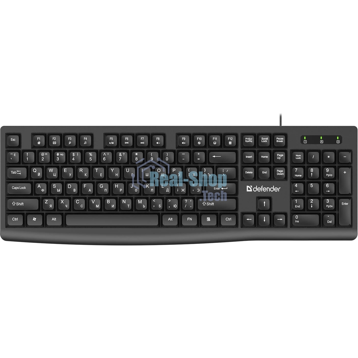Клавиатура Defender Navigator HB-138 проводная, USB Type-A, чёрный