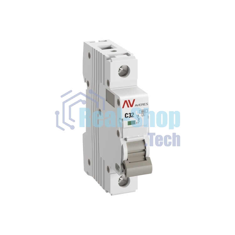 Выключатель автоматический Averes AV-6 1P 32A (C) 6kA