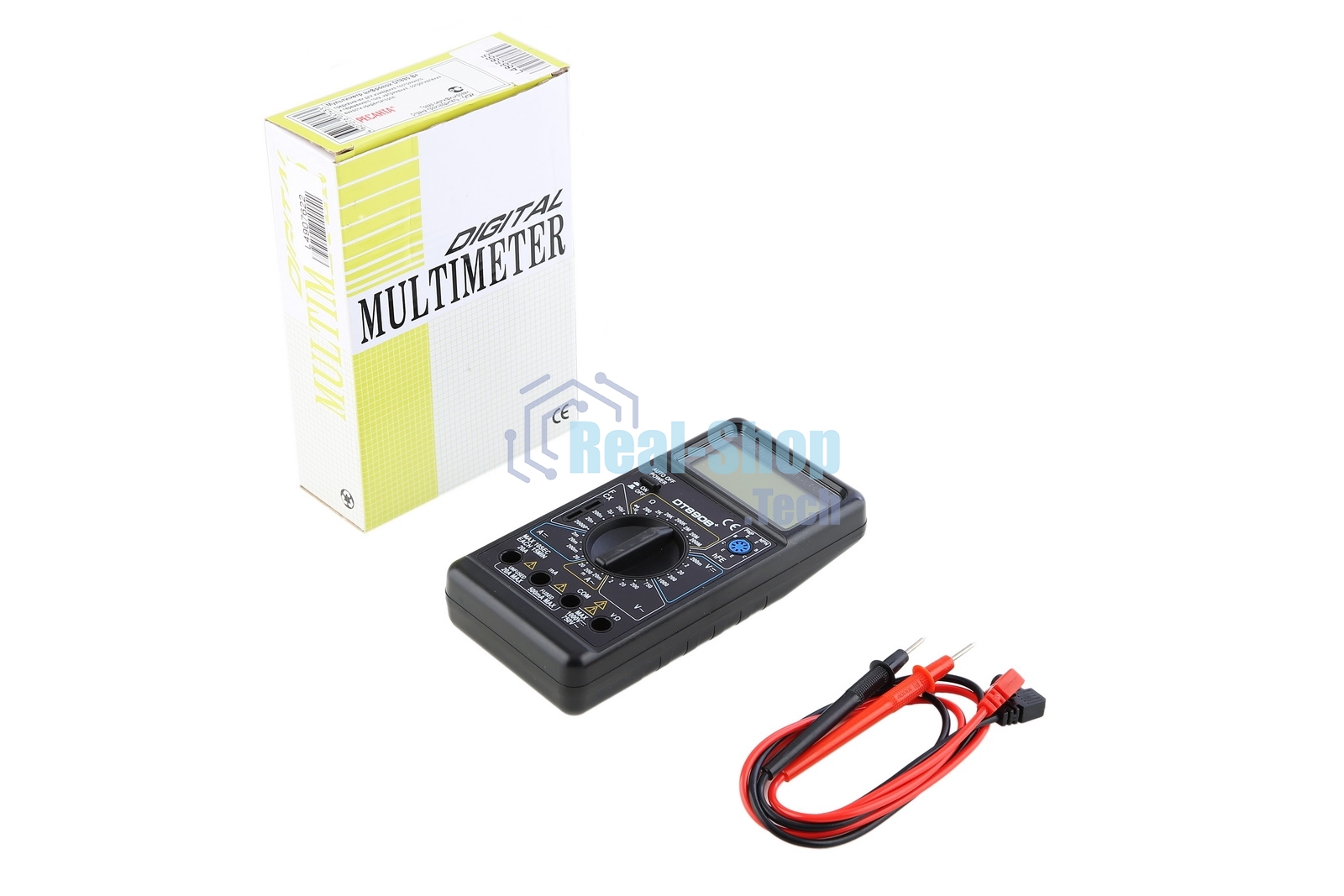 Инструменты Ресанта DT 890 B+ Мультиметр 61/10/224 3,5 разр ж/к дисплей, 30 режимов