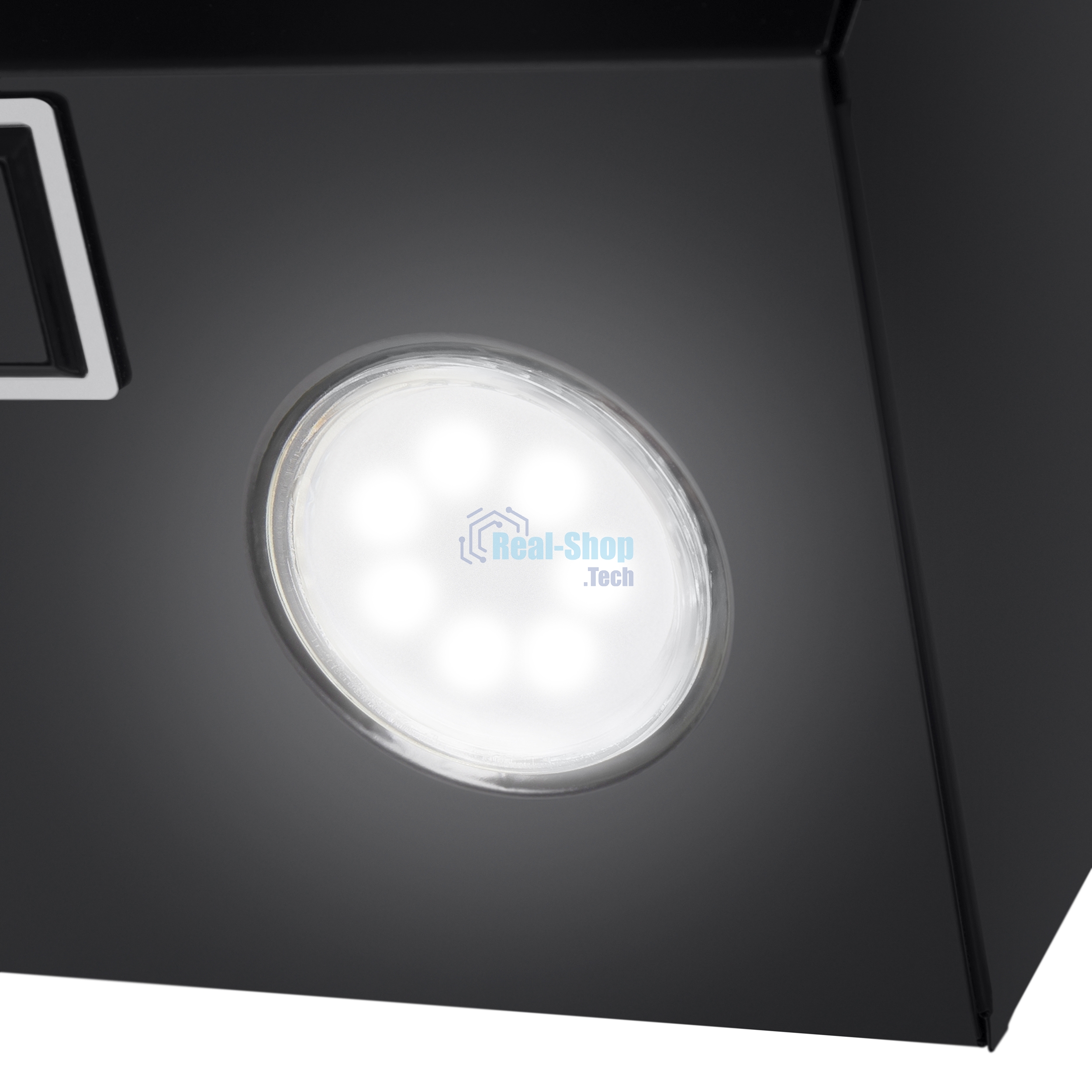 Вытяжка каминная Maunfeld Bridge 60 нержавеющая сталь/черное стекло, 60 см, 850 куб. м/ч, 51 дБ