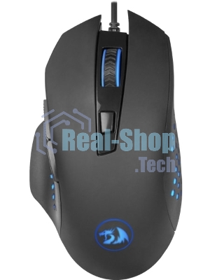 Мышь проводная Redragon Gainer черный, 3200 dpi, USB, кнопки - 6