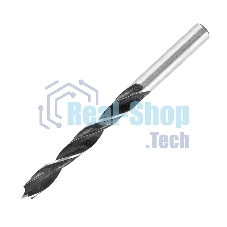 Сверло по дереву Kranz 9х125 мм, цилиндрический хвостовик