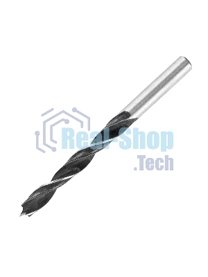 Сверло по дереву Kranz 9х125 мм, цилиндрический хвостовик