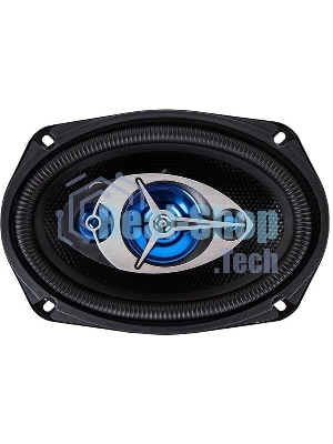 Колонки автомобильные Kicx GX-693 200Вт 92дБ 4Ом 15x23см (6x9дюйм) (ком.:2кол.) коаксиальные трехполосные