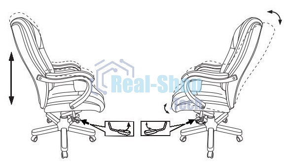 Кресло руководителя Бюрократ T-9925WALNUT/BLACK черный, кожа, крестовина дерево