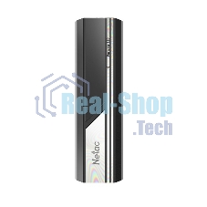 Внешний SSD Netac ZX10, 2TB, USB 3.2 Gen 2 Type-C, R/W 1050/1050, черный