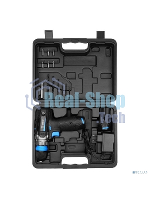 Дрель-шуруповерт Deko DKCD12V PRO, 12 В, 1.5 Ач, 32 Нм, щеточный