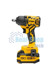 Гайковерт ударный аккумуляторный бесщет. Denzel CIWH-BL-20-500, Li-Ion, 20 В