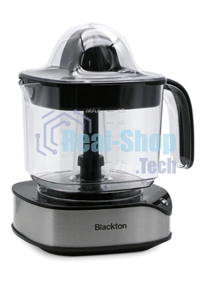 Соковыжималка Blackton Bt J1113 черный/стальной, цитрусовая, 40 Вт, 1200 мл, механическое