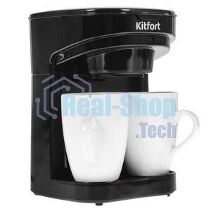 Кофеварка капельная Kitfort KT-764 черный, исп. кофе - молотый, 0.3 л, 450 Вт