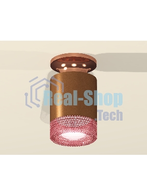 Светильник Ambrella Light XS6304151 SCF/PPG/PI кофе песок/золото розовое полированное/розовый MR16 GU5.3 (N6906, C6304, N6152)