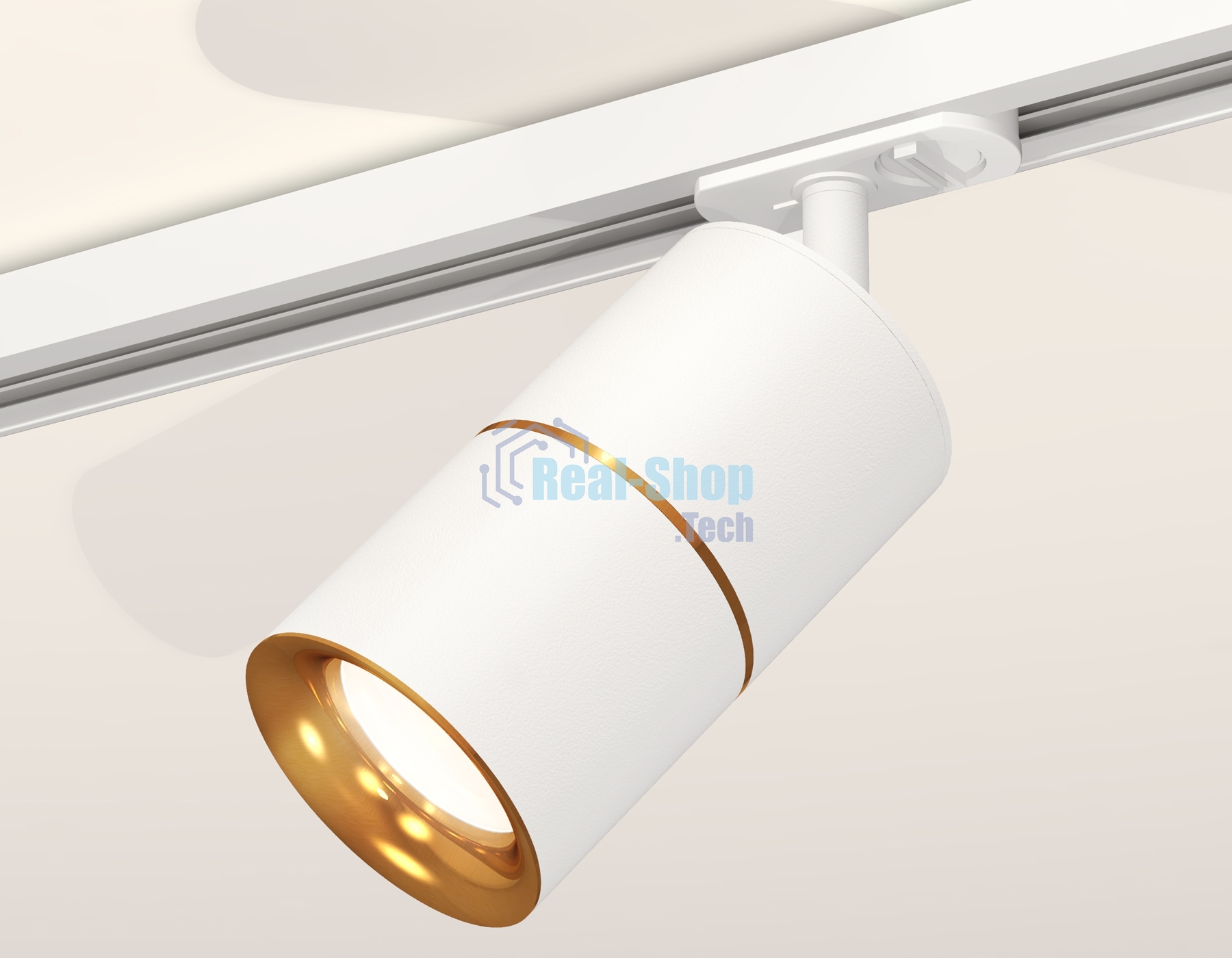 Светильник Ambrella light XT7401020 SWH/PYG белый песок/золото желтое полированное MR16 GU5.3