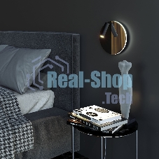 40105/LED / Светильник настенный светодиодный Drom LED чёрный/чёрный жемчуг