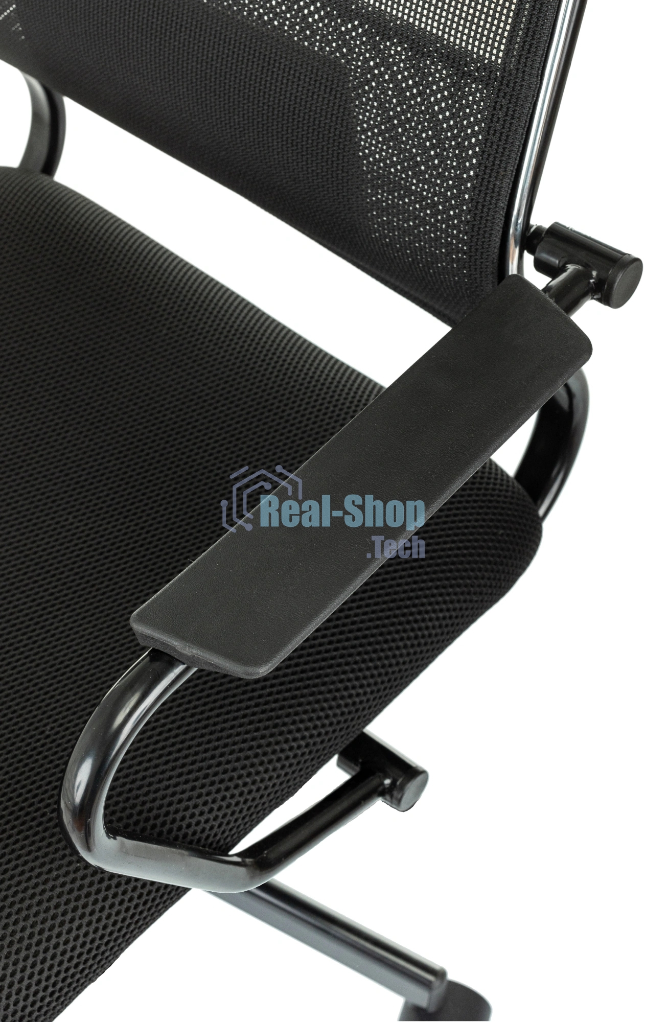 Кресло офисное Бюрократ CH Balance-Low черный Elastic-102 TW-11 сетка/ткань, низк. спин. крестов. металл черный