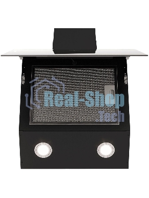 Вытяжка наклонная Elikor Rise BK 60 черный, 60 см, 750 куб. м/ч, 56 дБ