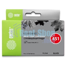 Картридж струйный Cactus CS-CLI451BK черный (10,2 мл) для Canon MG 6340/5440/IP7240