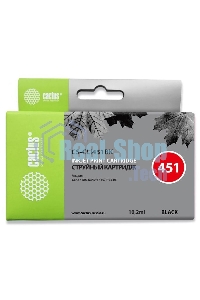 Картридж струйный Cactus CS-CLI451BK черный (10,2 мл) для Canon MG 6340/5440/IP7240