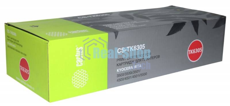 Картридж лазерный Cactus CS-TK6305 черный (35000 стр.) для Kyocera Mita TASKalfa 3500/3501/4500/4501/5500/5501/3500i/3501i/4500i/4501i/5500i/5501i