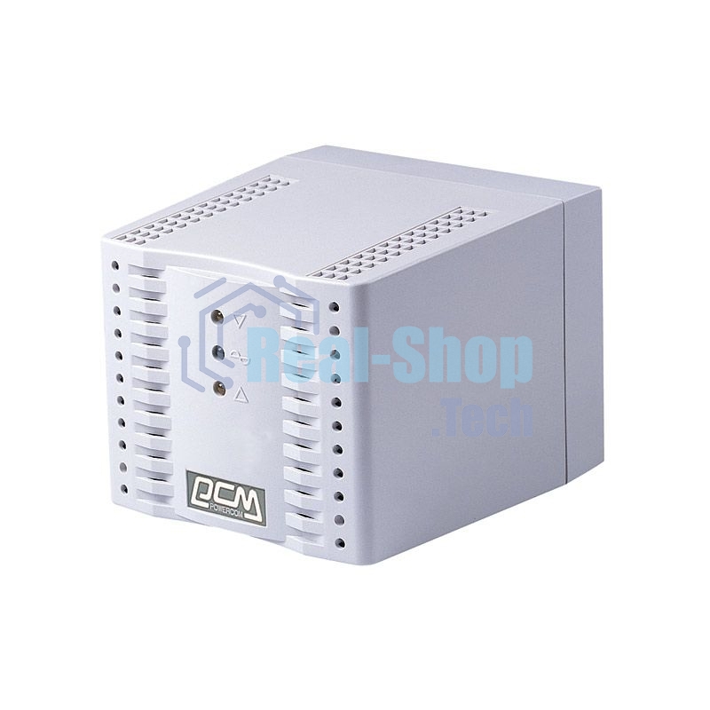 Стабилизатор напряжения Powercom TCA-1200 600Вт 1200ВА белый