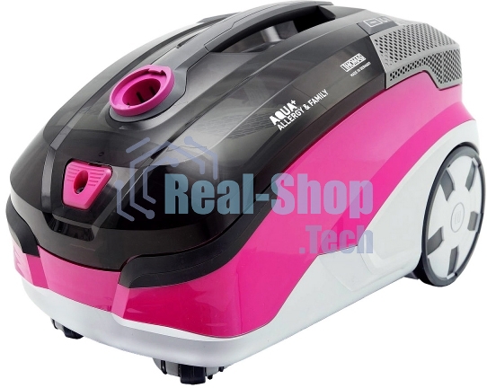 Моющий пылесос Thomas ALLERGY&FAMILY розовый/серый, 325/1700 Вт, уборка влажная/сухая/сбор жидкости, пылесборник мешок/контейнер 6 л