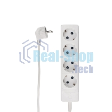 Удлинитель PROconnect OPTIMA 4 гнезда, 3 м, 2х0.75 мм², б/з, белый