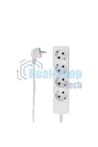 Удлинитель PROconnect OPTIMA 4 гнезда, 3 м, 2х0.75 мм², б/з, белый