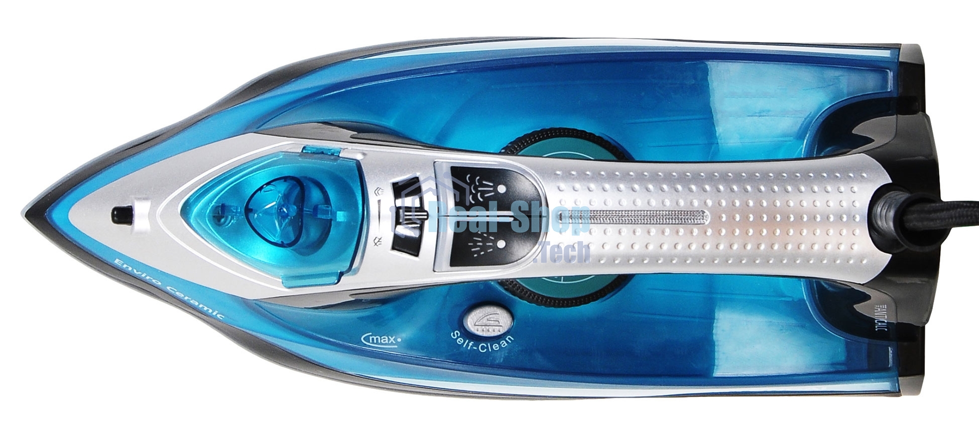 Утюг Hyundai H-SI01336 2800Вт черный/голубой