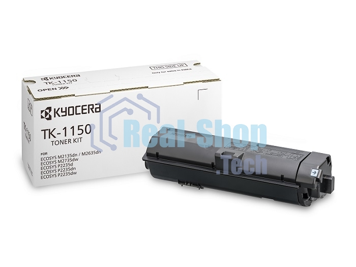 Картридж лазерный Kyocera TK-1150 (1T02RV0NL0) черный для M2135dn/M2635dn/M2735dw, P2235dn/P2235dw 3000 стр.