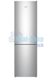 Холодильник Atlant XM-4624-181 серебристый двухкамерный 228/119л морозилка снизу