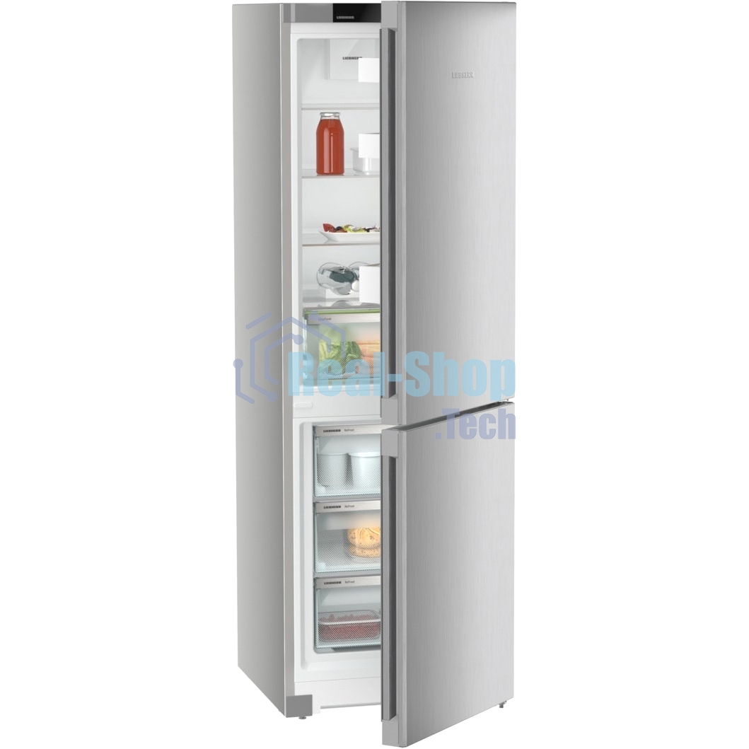 Холодильник Liebherr CNsff 5203-22 001 серебристый двухкамерный 225/94 л морозилка снизу, No Frost