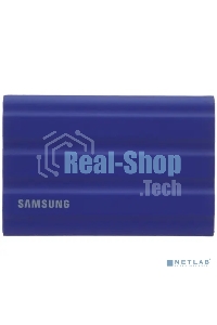 Внешний SSD Samsung T7 Shield, 1TB, USB 3.2 Gen 2 Type-C, R/W 1050/1000, синий