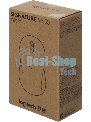 Мышь беспроводная Logitech Signature M650 розовый, 4000 dpi, радиоканал, Bluetooth, USB, кнопки - 5