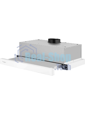 Вытяжка Weissgauff TEL 600 2M White Glass