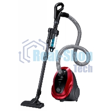 Пылесос Samsung VC20M257AWR красный, 460/2000 Вт, уборка сухая, пылесборник мешок 2.5 л