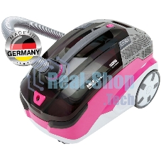 Моющий пылесос Thomas ALLERGY&FAMILY розовый/серый, 325/1700 Вт, уборка влажная/сухая/сбор жидкости, пылесборник мешок/контейнер 6 л